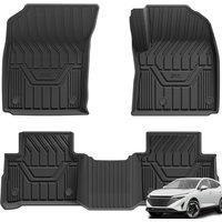 3W Floor Mats Fit for Nissan Qashqai 20222024 2025 (Not for ePower), All Weather Dog Friendly TPE Car Mats, Waterproof AntiSlip Easy to Clean Heavy