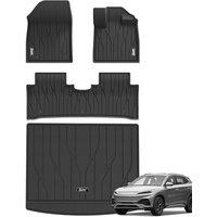 3W Floor Mats & Boot liner Fit for 20222025 BYD ATTO 3, All Weather Thorex Car Mat for YUAN PLUS, Dog Friendly TPE Waterproof AntiSlip Easy to Cl