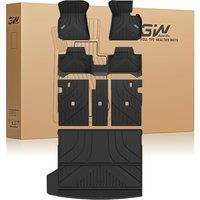 3W Floor Mats & Boot liner & Seats Back Protector Fit for BMW X3 G45 2025, Odorless Thoex Dog Friendly All Weather Premium Car Mat, Waterproof Anti