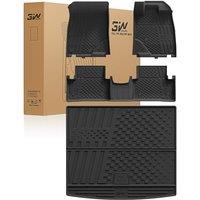 3W Floor Mats & Boot liner Fit for PEUGEOT 3008 2024-2025, All Weather Dog Friendly Thorex Car Mat, Waterproof Anti-Slip Easy to Clean Heavy Duty T