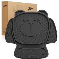 3W Child Seat Protector, Odorless All Weather Thoex Premium Cushion for Children Safety Seat, Cute Bear Shape, Waterproof Anti-Slip, Easy Cleaning,