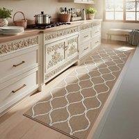 COSY HOMEER Extra Long Rug Runner 60 x 180cm, NonSlip Kitchen Rug for Floor, Machine Washable Polypropylene Carpet Runner Rug Mat for Kitchen Entrywa