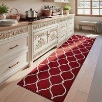 COSY HOMEER Extra Long Kitchen Rug Runner 60 x 180cm, Washable Kitchen Rugs and Mats, Polypropylene Carpet Runner for Kitchen Entryway Hallway Laundry