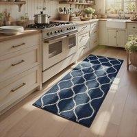 COSY HOMEER Long Kitchen Rug Runner 60 x 120cm, Washable Kitchen Rugs and Mats, Polypropylene Carpet Runner for Kitchen Entryway Hallway Laundry Room,