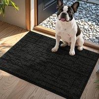 COSY HOMEER Nonslip Door Mat for Indoor, Absorbent Dirt Trapper Front Entryway Door Mat, 100% Polyester Welcome Entrance Mat Rug Modern Style, 50 x 80