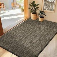 COSY HOMEER Nonslip Door Mat for Indoor, Absorbent Dirt Trapper Front Entryway Door Mat, 100% Polyester Welcome Entrance Mat Rug Modern Style, 60 x 90