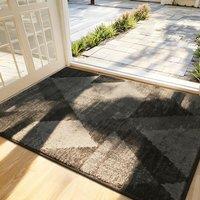COSY HOMEER Dirt Trapper Door Mat for Indoor 50 x 80 cm, Dirt Trapper Front Door Mat, Polyester Welcome Mat Entrance Rug, Absorbent NonSlip Indoor Do