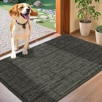 COSY HOMEER Nonslip Door Mat for Indoor, Absorbent Dirt Trapper Front Entryway Door Mat, 100% Polyester Welcome Entrance Mat Rug Modern Style, 50 x 80