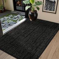 COSY HOMEER Nonslip Door Mat for Indoor, Absorbent Dirt Trapper Front Entryway Door Mat, 100% Polyester Welcome Entrance Mat Rug Modern Style, 60 x 90