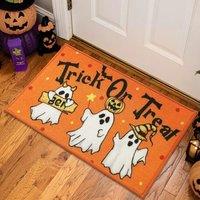 COSY HOMEER Halloween Festival Decor Doormat Indoor, 76x43 cm Nonslip Welcome Door Matts for Floor, Entrance Rug Machine Washable for Front Back door,