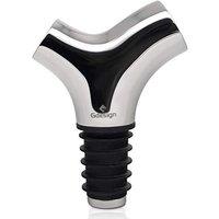 Stainless Steel Wine Topper Stoppers, Wine Saver with Silicone, Triangular Wine Bottle Stopper, Sliver Wine Stopper A