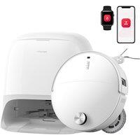 roborock Qrevo Curv 2 Pro Robot Vacuum Cleaner with Mop, 25,000 Pa Suction, Zero-Tangle, 3.14-Inch Ultra Slim, AI Obstacle Avoidance, 100C Hot-Water