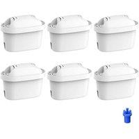 Waterdrop Water Filter Cartridges, Replacement for Brita Maxtra+ Plus, Maxtra Pro Allin1, Compatible with Brita Marella Jug and Kettle, Re