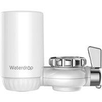 Waterdrop WDFC04 Water Filter Tap, NSF Certified 1200L LongLife Tap Water Filter System with Ultra Adsorptive Material, Reduces Chlorine and Odor 