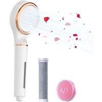 Waterdrop SF02SR Filtered Shower Head with Handheld, Vitamin C Shower Filter, Hair & Skin Care, Softener Water for Reducing Hair Shedding, Reduce Chl