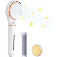 Waterdrop SF02SL Filtered Shower Head with Handheld, Vitamin C Shower Filter, Hair & Skin Care, Softener Water for Reducing Hair Shedding, Reduce Chl