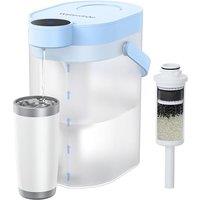Waterdrop FreshTaste Soften Water Instant Electric Rechargeable Water Filter Jug, 4L Water Filter Dispenser, Reduce Calcium, Chlorine, Lead, Copper, P