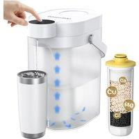 Waterdrop Rechargeable Water Filter Dispenser, WDED11W 3.5L 3 Months Soften Water Instant Electric Jug, Reduce Calcium, Magnesium and other 70+ Conta