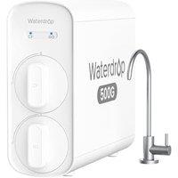Waterdrop G5P500 Reverse Osmosis Water Filter, NSF/ANSI 372 Certified, 7 Stage Reverse Osmosis System, 500G RO Water Filtration System, 2:1 Pure to Dr