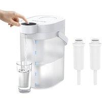 Waterdrop FreshTaste Soften Water Instant Electric Rechargeable Water Filter Jug, 4L Water Filter Dispenser, Reduce Calcium, Chlorine, Lead, Copper, P
