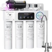 Waterdrop T4-A Alkaline pH+ Reverse Osmosis Water Filter, Dual Flow, NSF/ANSI 372 Certified, 10-Stage, 450 GPD Tankless Undersink RO Filtration System
