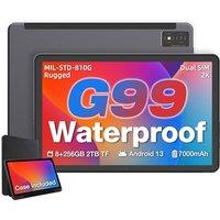 AGM P1 Android Tablet, 4G LTE Dual SIM, 10.36" 2K IPS Display, 8GB + 256GB/2TB TF, Octacore MTK G99 Processor, 7000mAh, Dualband WiFi, GPS, IP68/IP6