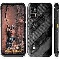 AGM H6 Rugged Smartphone 2024, Ultrathin Mobile Phone Unlocked, Android 13, 8 + 256GB, Expandable to 512TB, IP68/69K Waterproof Phone with 3 Card Slot