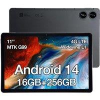 AGM Widevine L1 Tablets, PAD P2 11" Android 14 Tablet with Case, 16(8+8) GB RAM+256GB ROM(2TB TF), MTK G99,4G Dual SIM, 5G WiFi, 7850mAh, 50MP+8MP/BT5