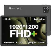 AGM T1 Android 14 Tablet 11 inch, Dual SIM 4G LTE/2.4G+5G WiFi, 128GB ROM 1TB Expand, OctaCore Processor 7000mAh Battery, 1920x1200 IPS FHD Touchscre