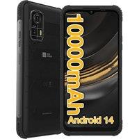 AGM H MAX Rugged Smartphone Unlocked, 4G Outdoor Phone with 10,000mAh Battery, Android 14, 4GB+128GB, 6.56 HD+ Display, IP68/IP69K, Face ID, Dual S