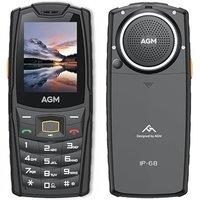 AGM M6 Rugged Feature Cell Phone, 4G Basic Mobile Phones, Waterproof | DropProof, Large Buttons | Large Font, 109dB Powerful Speaker, Dual SIM, 2500