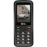 AGM M9 4G Feature Phone, Large Buttons, Large Fonts, Black 4G  Dual Batteries