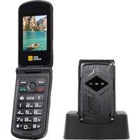 AGM M10 Rugged Basic Flip Phone, 4G Unlocked Feature Cell Phone, Pocketsized, Waterproof & DropProof, Speed Dial, SOS Button, 98dB Speaker, Large Fo