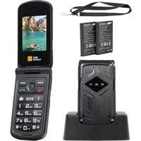 AGM M10 Rugged Basic Flip Phone, 4G Feature Cell Phone, Waterproof & DropProof, Pocketsized, SOS Button, Speed Dial, Large Fonts & Big Buttons, Char