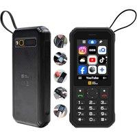 AGM M11 Rugged Mobile Phones, 4G Unlocked Dual SIMs, Cloud Apps/Mobile Hotspot/Torch/FM, Reverse Charging/4000mAh/Built-in USB-C Lanyard, IP68 & IP69K