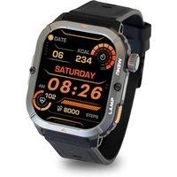 AGM L3 Ultra Rugged Smart Watch with Flashlight, 1.95" Colorful AMOLED Display, Answer/Make Calls, 5ATM Waterproof, Heart Rate/Sleep/SpO2/Stress Monit