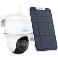 Reolink 2K Solar Security Camera Outdoor Wireless, 2.4 GHz WiFi Battery Powered Camera with 360 PanTilt View, Person/Vehicle Detection, TwoWay Aud