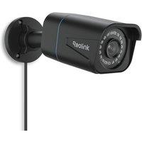 Reolink 4K IP PoE Camera Outdoor CCTV, Smart Human/Vehicle Detection, Timelapse, Up to 512GB microSD Card Slot for 24/7 Recording, RLC810A Black