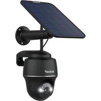 Reolink Security Camera Outdoor Wireless, Argus PT 5MP+Solar Panel with 360 PanTilt View, 2K Night Vision, 2.4/5Ghz WiFi, Solar Security Camera wit