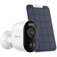Reolink 2K Security Camera Outdoor Wireless Argus 3E + Solar Panel, 3MP Outdoor Camera with Rechargeable Battery, 2.4 GHz WiFi, Person/Vehicle/Animal