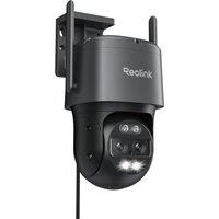 Reolink 4K Security Camera Outdoor WiFi 6, Dual Lens 6X Hybrid Zoom, Plugin 360 PTZ Camera Auto Tracking, Smart AI Detection, 8MP Color Night Vision,
