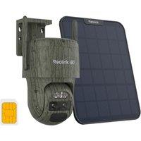 Reolink 4K 4G LTE Cellular Security Camera Outdoor Wireless with SIM Card, Battery Powered, No WiFi Camera, 6X Zoom, Auto Tracking, No-Glow IR, IP65 f