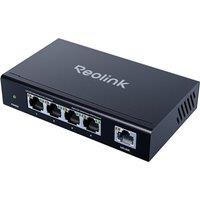 Reolink High speed and Stability 4+1Port PoE Switch with 65W Adaptor for Home & Business, with Metal Housing, Wall/Desktop Mount, IEEE 802.3af/at Mod