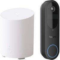 Reolink Video Doorbell with Home Hub Mini, BatteryPowered Doorbell with Camera, 2.4/5GHz WiFi, Smart Detection, No Monthly Fee