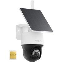 Reolink 2K 4G LTE Wireless Outdoor Security Camera Go PT S Lite, Pan-Tilt with Auto Tracking, Built-in SIM Card, Color Night Vision, AI Detection, Sol