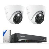 REOLINK 12MP PoE IP Camera Outdoor, 93 Wide Angle Dome Surveillance Cameras for Home Security, Human/Vehicle/Pet Detection, 700lm Color Night Vision