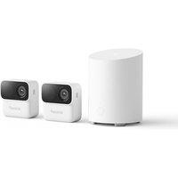 Reolink Argus MagiCam with Home Hub Mini Kit, 1080P Battery Outdoor Camera, IP67 Waterproof, Two Power Supply Methods, Magnetic Mounting for Installat