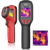 HIKMICRO Thermal Camera E01, SuperIR Resolution 240x240, SuperScene, 20Hz Refresh Rate, Portable Handheld Infrared Thermal Imaging Camera with Lase