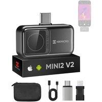 HIKMICRO Mini2 V2 Thermal Camera  iOS/Android, 256x192 IR, 512x384 SuperIR, 50 Wide Angle, 25Hz, No Battery, for Phone/Tablet/PC, USBC/Lightning P