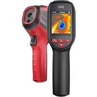 HIKMICRO D02 Thermal Camera with Visual Camera, 240x240 Super Resolution, Smart SuperScene Detection, 96x96 IR Resolution Therma Imaging Camera, 3200m